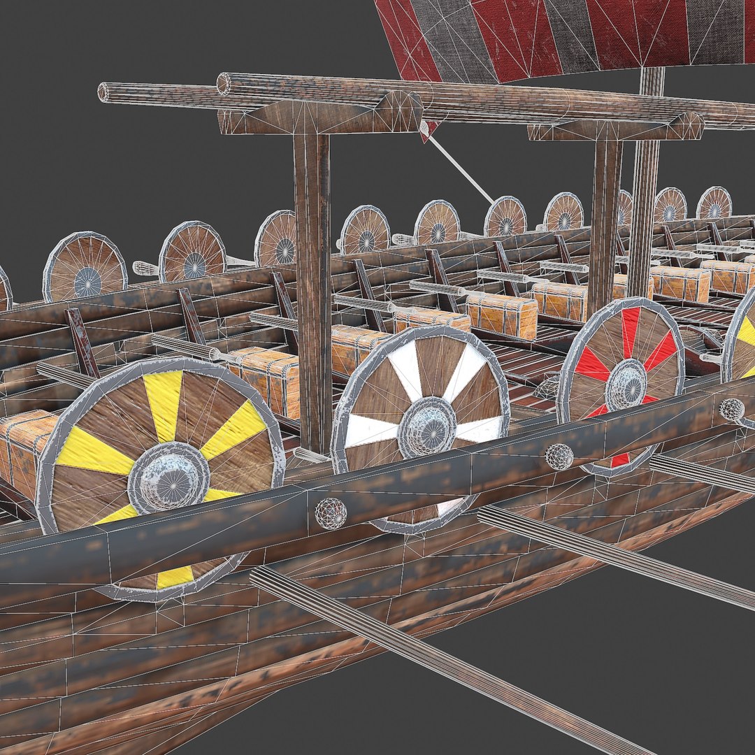 3D Model Medieval Ship Modeled - TurboSquid 1308220