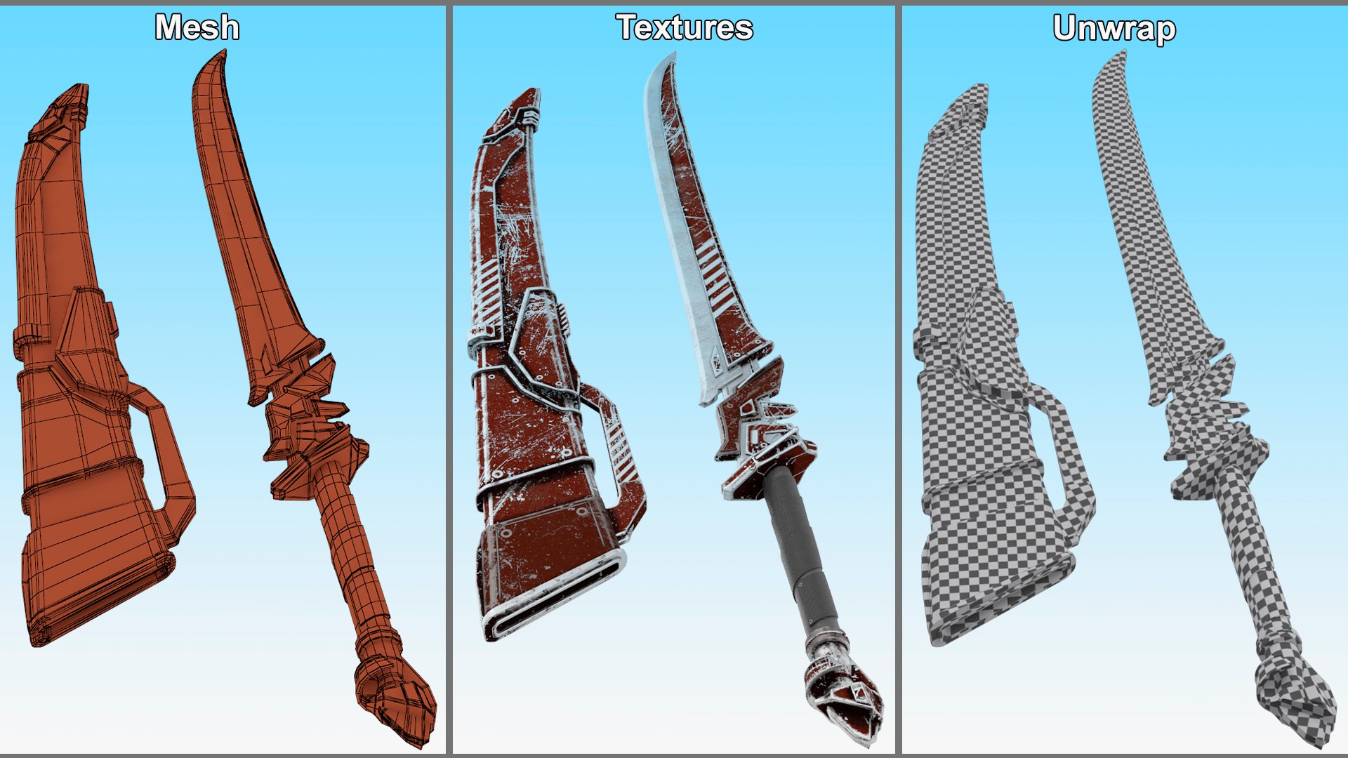 Red Futuristic Sword 3D Model TurboSquid 2161821   Redfuturisticsword3dsmodel021 