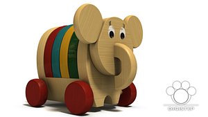 Wooden Elephant
