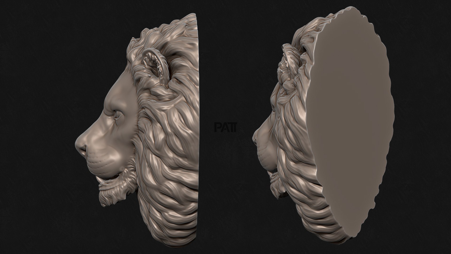 3D lion stare sculpture head model https://p.turbosquid.com/ts-thumb/nE/dhSotD/mOLFLbkg/pattlionhead02/jpg/1576855830/1920x1080/fit_q87/04ff871708274776a1830261b8b8359d794d6e17/pattlionhead02.jpg