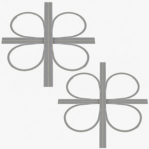 3D model cloverleaf highways