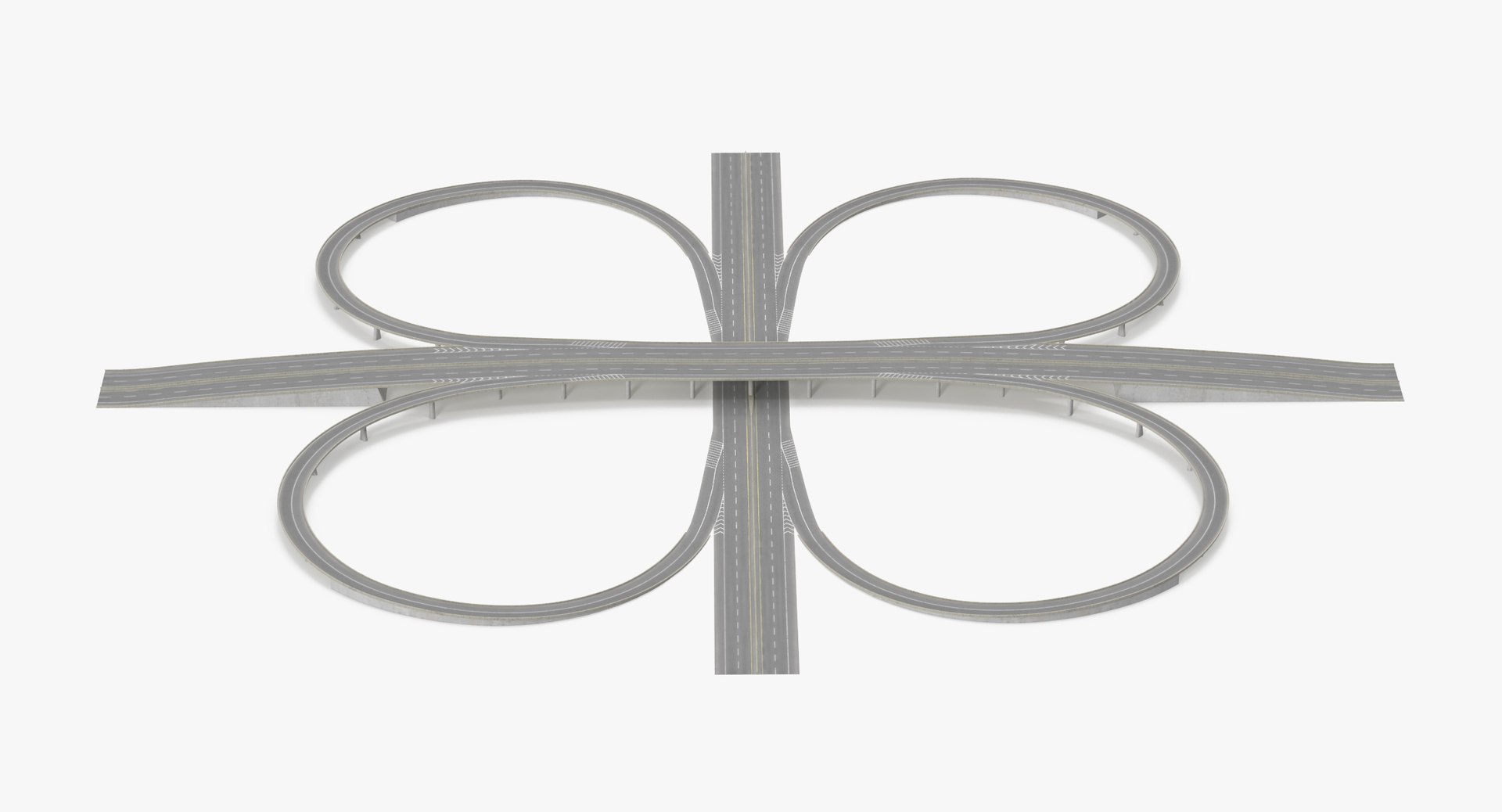 3D model cloverleaf highways https://p.turbosquid.com/ts-thumb/nE/lFlVlW/qUFxGuoA/2_lane_cloverleaf_highway_001_thumbnail_0003/jpg/1545148043/1920x1080/fit_q87/7013ee52d1d3c02696fa0b8ac7f725c53d9fde1e/2_lane_cloverleaf_highway_001_thumbnail_0003.jpg