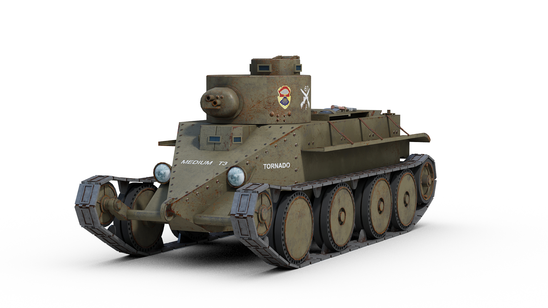 Christie T3 Medium Tank 3D - TurboSquid 2180485