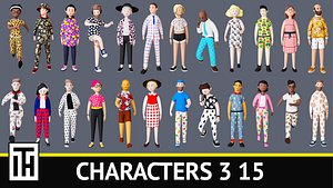 Characters 3 15 3D model