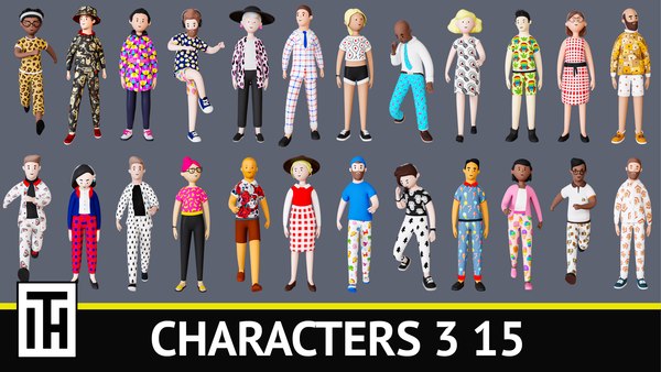 Characters 3 15 3D model - TurboSquid 1913741