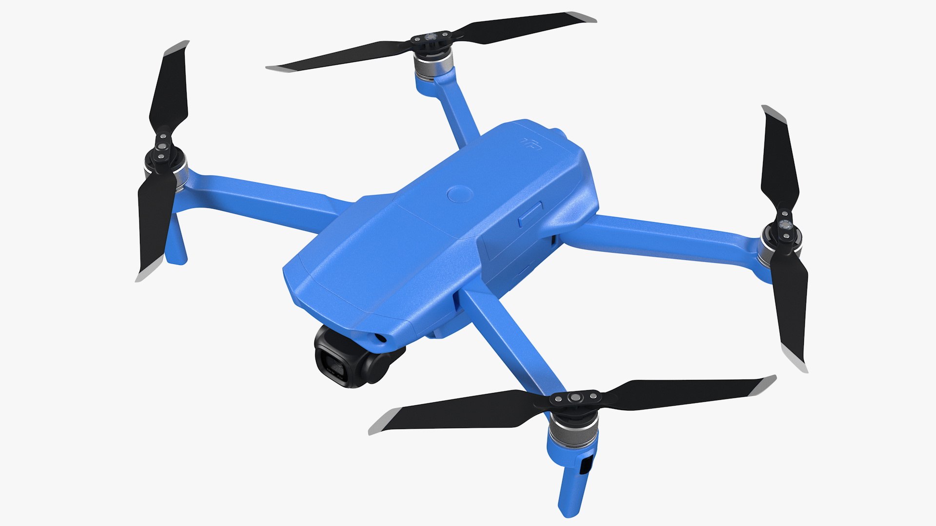 Drone Quadcopter UAV with Camera 3D model preview