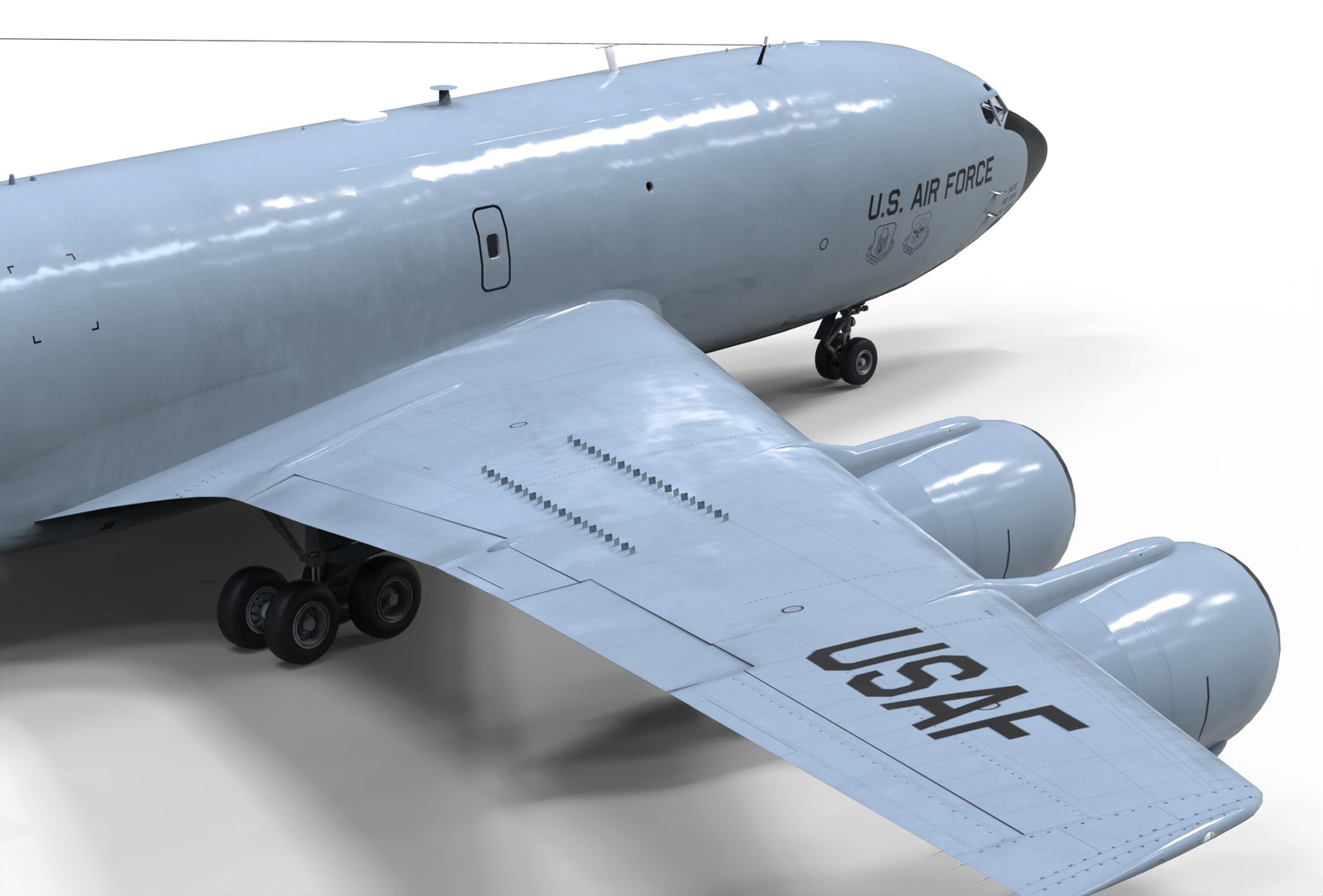 Boeing KC-135 Stratotanker 3D model https://p.turbosquid.com/ts-thumb/nE/wVxhyD/7v/kc4/jpg/1647958053/1920x1080/fit_q87/18ec6cb4bf0c6b330e73bf17abb54a745bfade1b/kc4.jpg