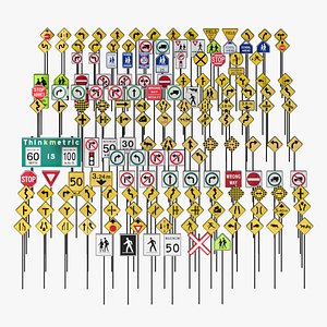 166 Canada Signs Road Pack