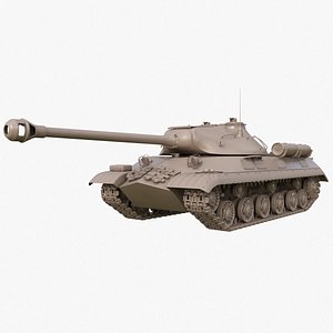 Tank IS 3M Soviet Clay Mental Ray
