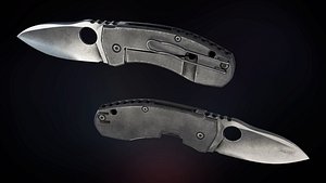 tactical survival knife 3D model
