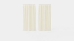 Multi-band Length in Linen Light Beige 3D model