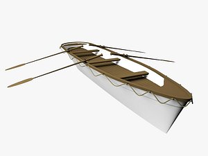 3d rowing boat