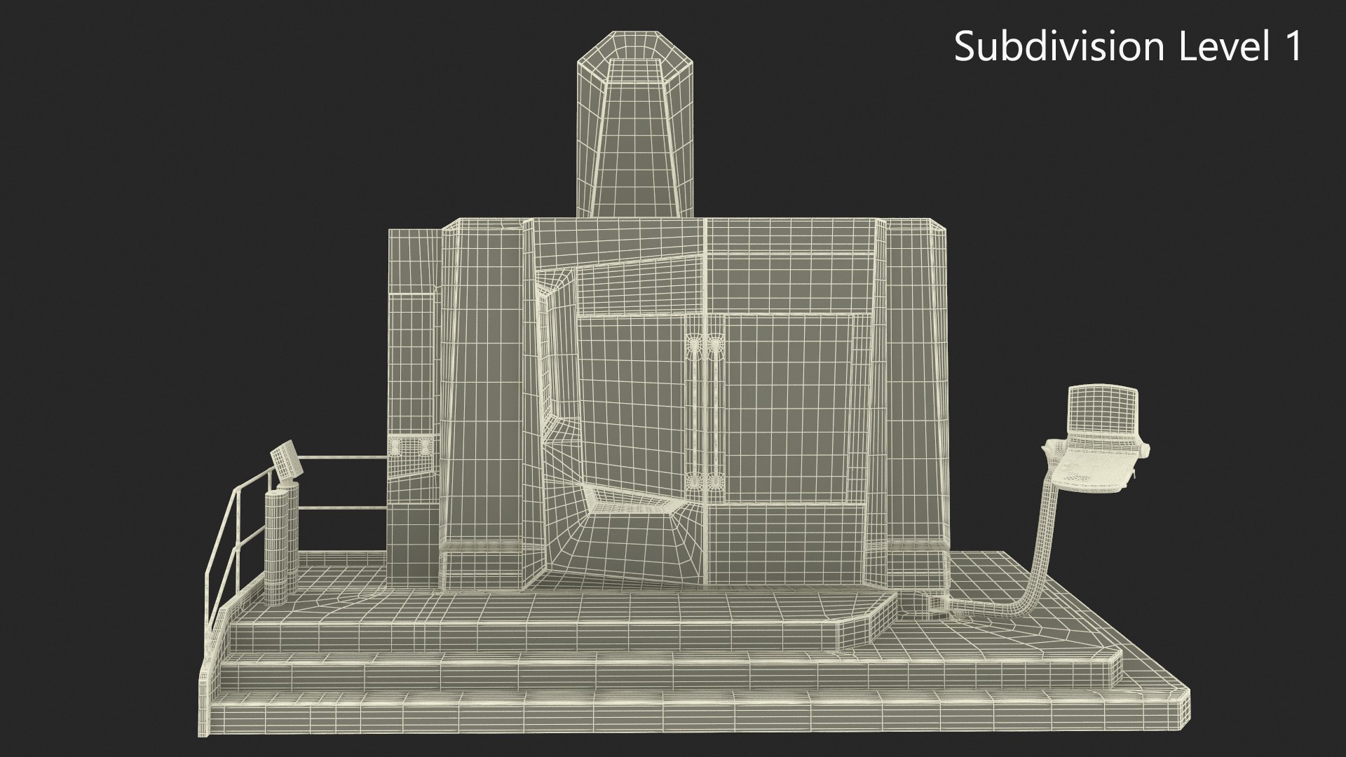 3D Industrial Gantry CNC Machine Model - TurboSquid 2287711