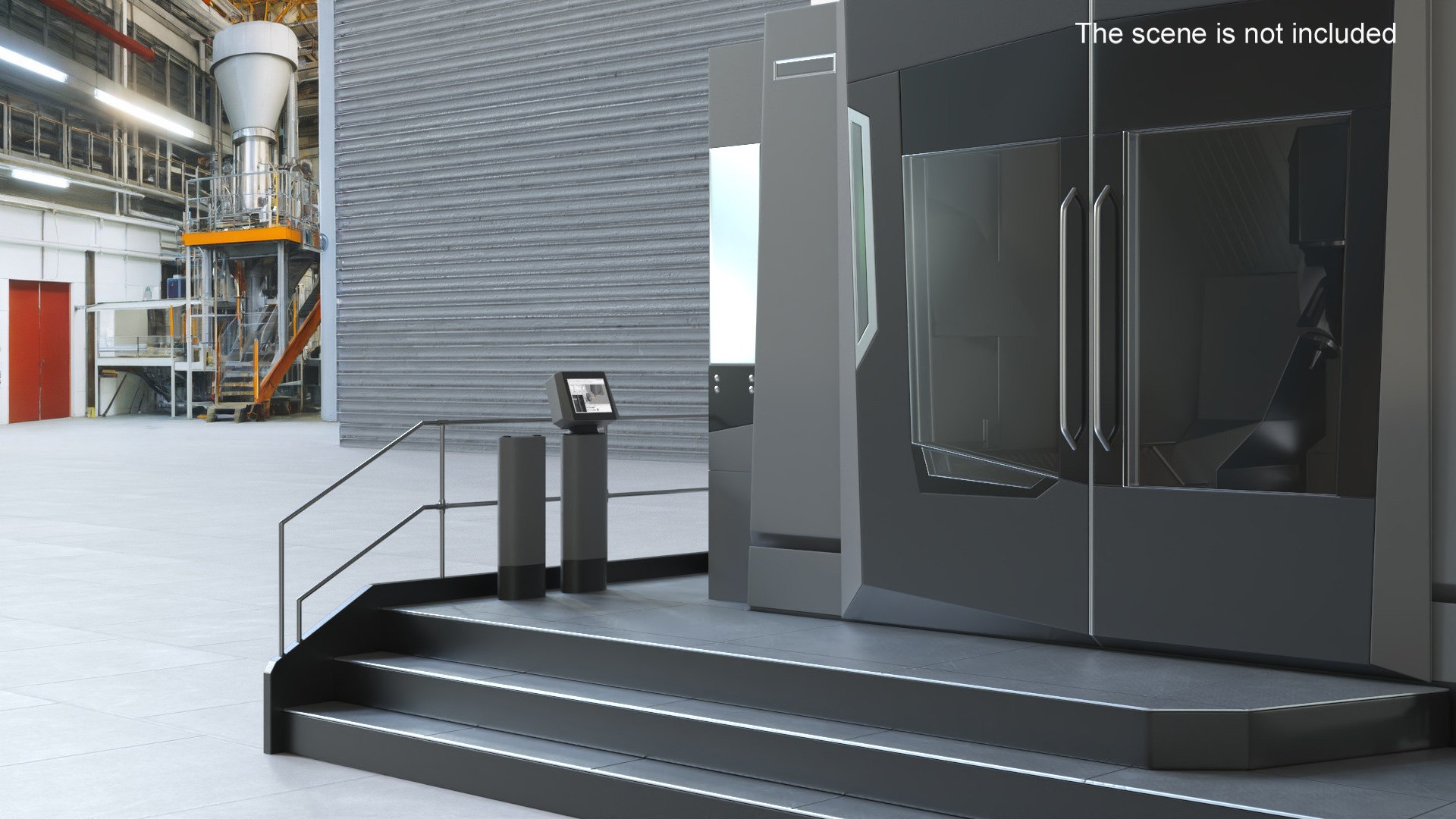 3D Industrial Gantry CNC Machine Model - TurboSquid 2287711