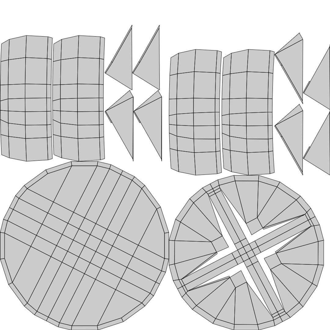 Screw heads 3D model https://p.turbosquid.com/ts-thumb/nF/8cXWGS/yp/crossscrewuvlayout/png/1678987826/1920x1080/fit_q87/9fa89cc65ece2484ca77981a8311758ac5a04301/crossscrewuvlayout.jpg