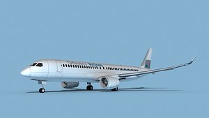 Airbus A220-300 Odyssey 3D model