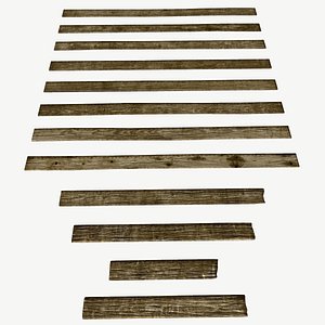 Wooden PlanksFloor Set