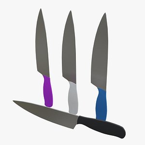 Chef's Kitchen Knife 3D model
