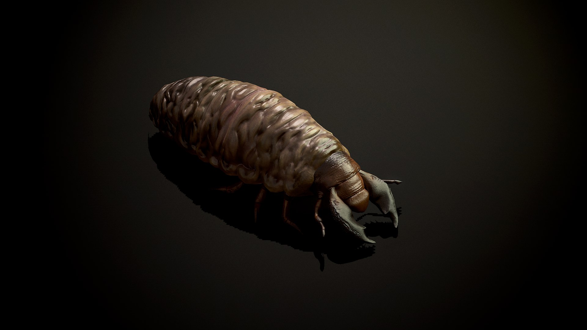 Larva Insect2 3D Model - TurboSquid 2248729