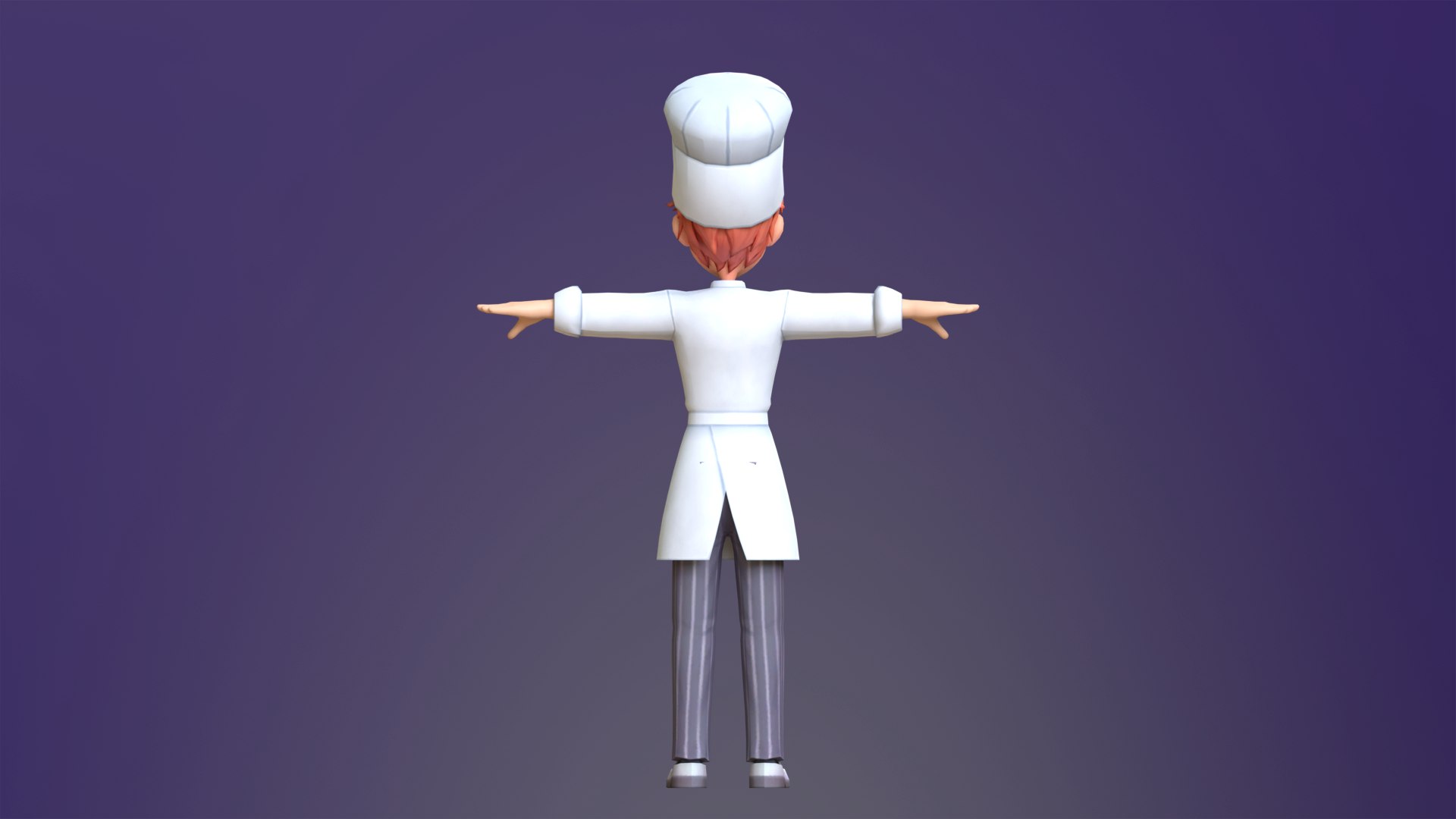 Character Man Cook 3D Model - TurboSquid 1675291