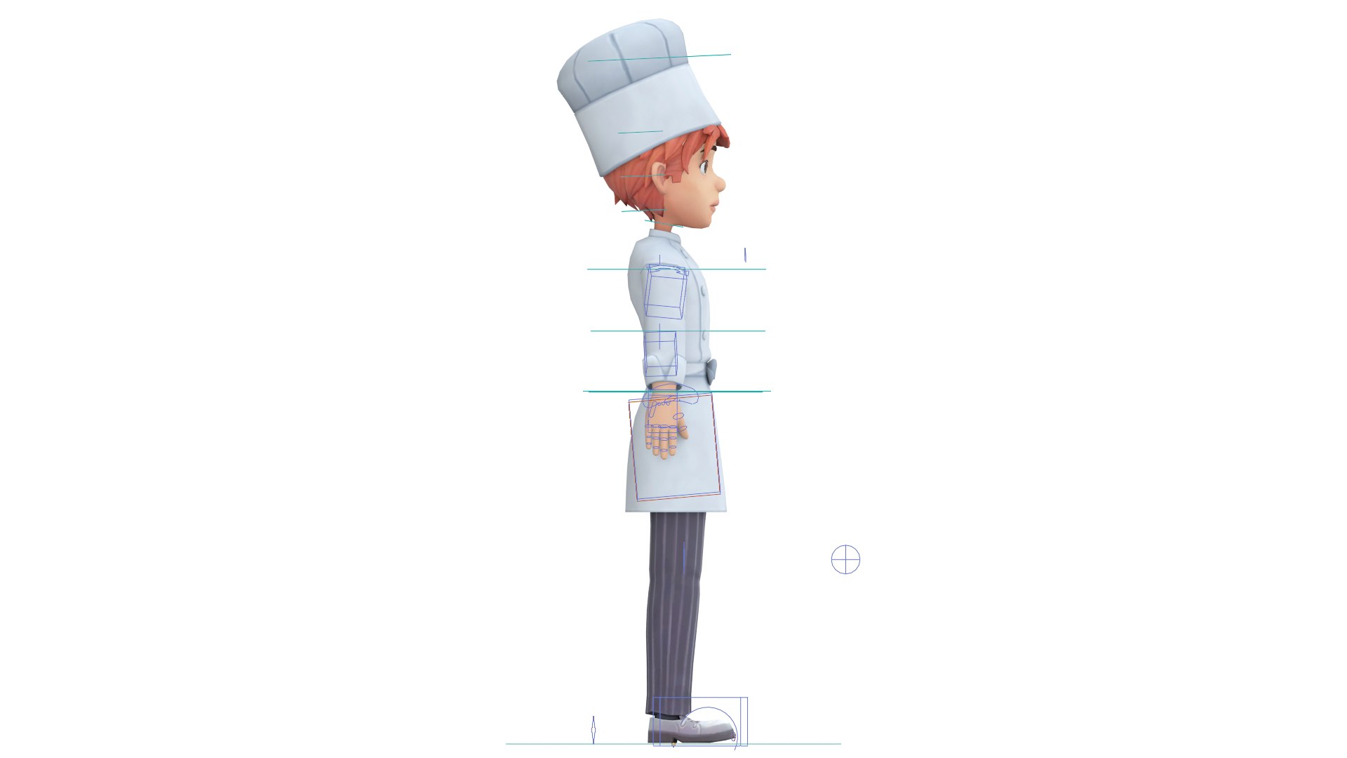 Character Man Cook 3D Model - TurboSquid 1675291