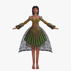 Low-Poly Rigged Ball-Joint Doll