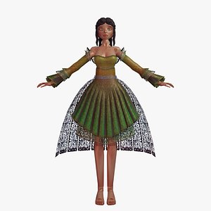Low-Poly Rigged Ball-Joint Doll