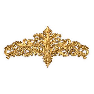 3D model Classic decor ornament carved 50
