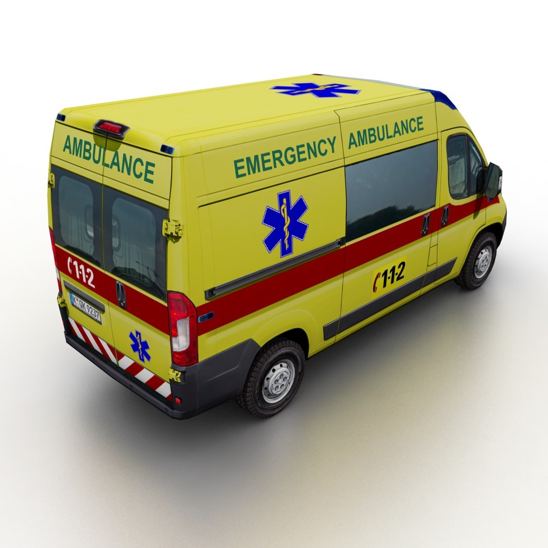 2015 Peugeot Boxer Ambulance 3d 3ds