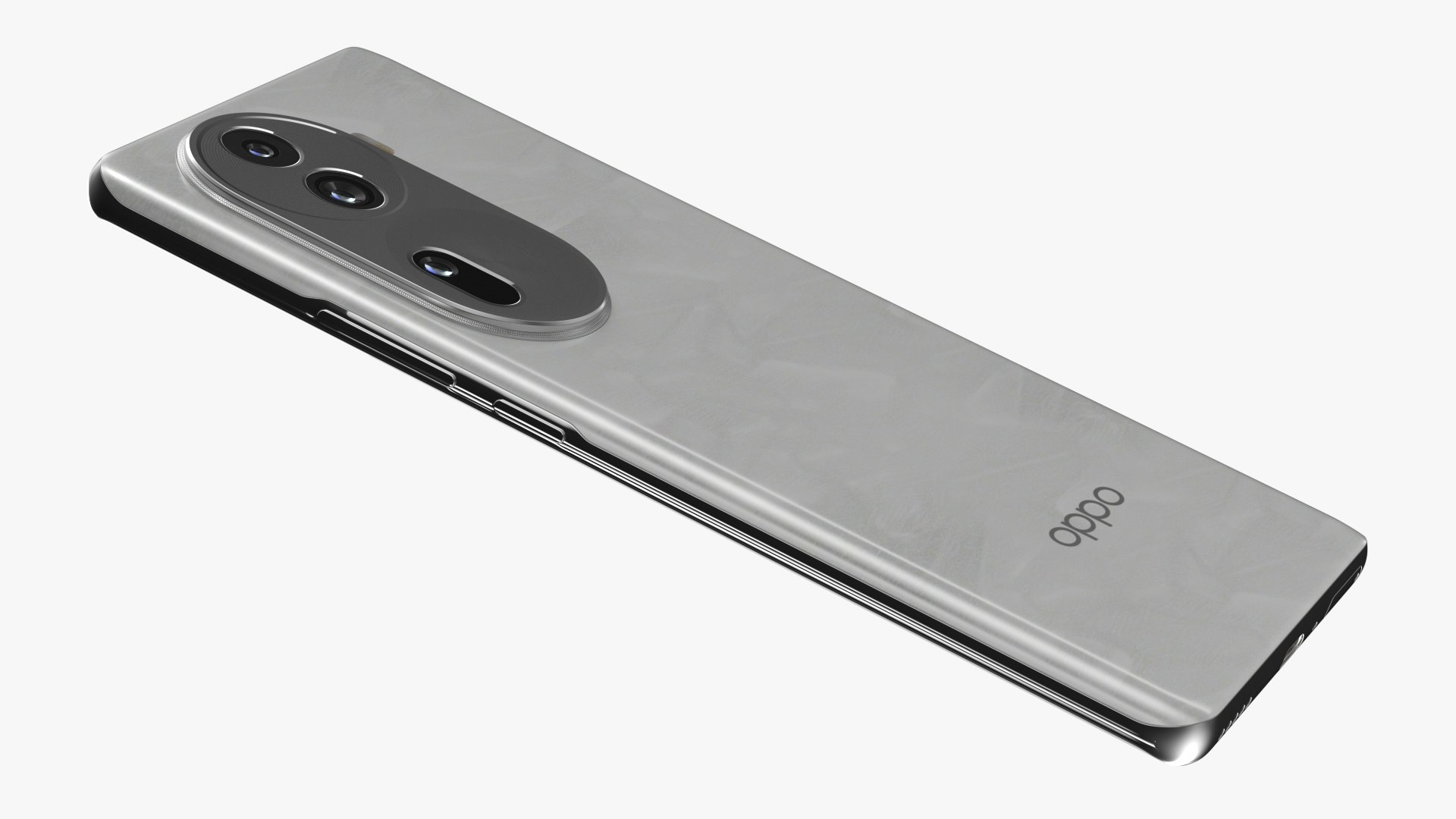 3D Model OPPO Reno 11 White - TurboSquid 2157320