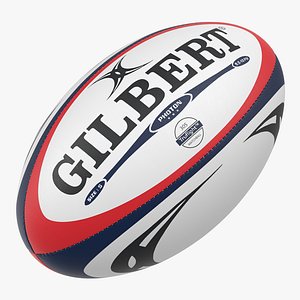 3d model rugby ball gilbert