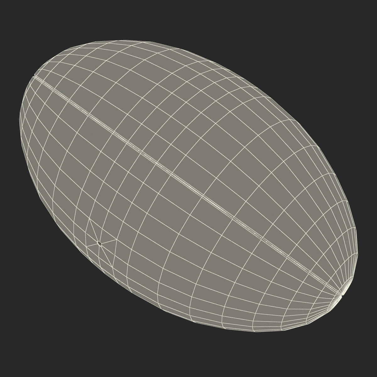 3d model rugby ball gilbert