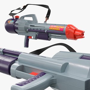 Super Soaker CPS 2000 Water Blaster Gray Orange