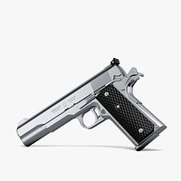 AMT Hardballer -  Low Poly Game-Ready 3D Model Clean Topology  4K Textures