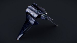Star Wars Palpatines Theta Class Shuttle 3D model