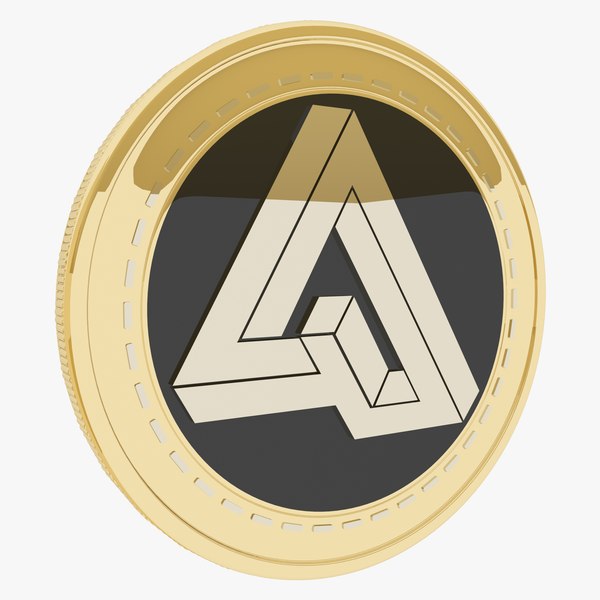 3D Hoard Cryptocurrency Gold Coin