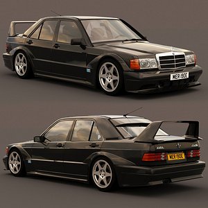 3D mercedes benz 190E EVO 1990