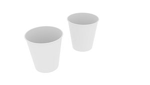 3D paper cup
