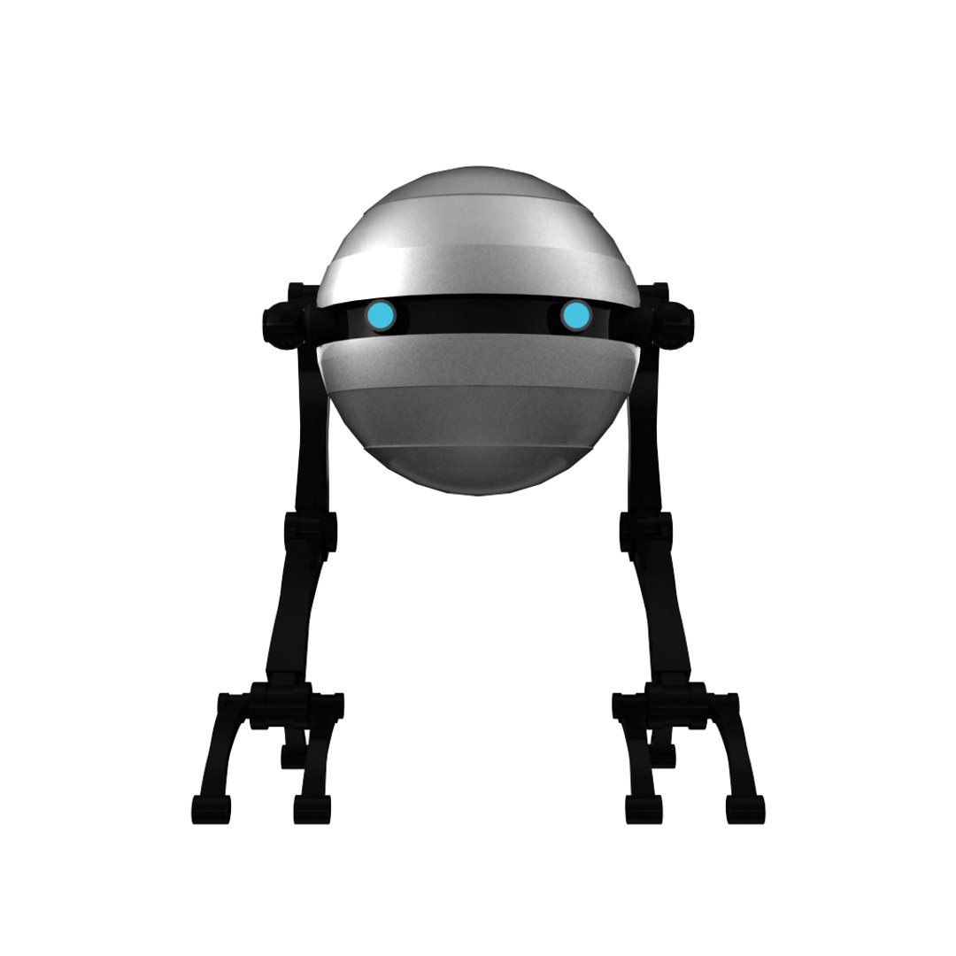 3D Ball shaped Robot Model TurboSquid 1170429