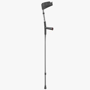 Crutches 3D Model