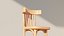 Bentwood Cafe Chair 3D Model 3D model