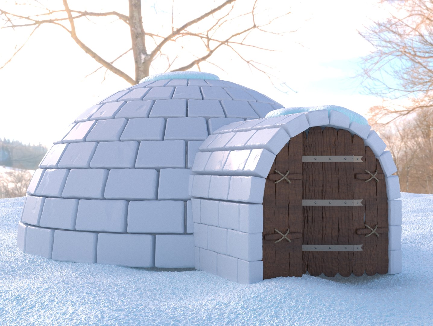 3D Igloo - TurboSquid 2249811