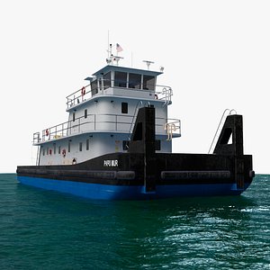 Tugboat Vessel on Water