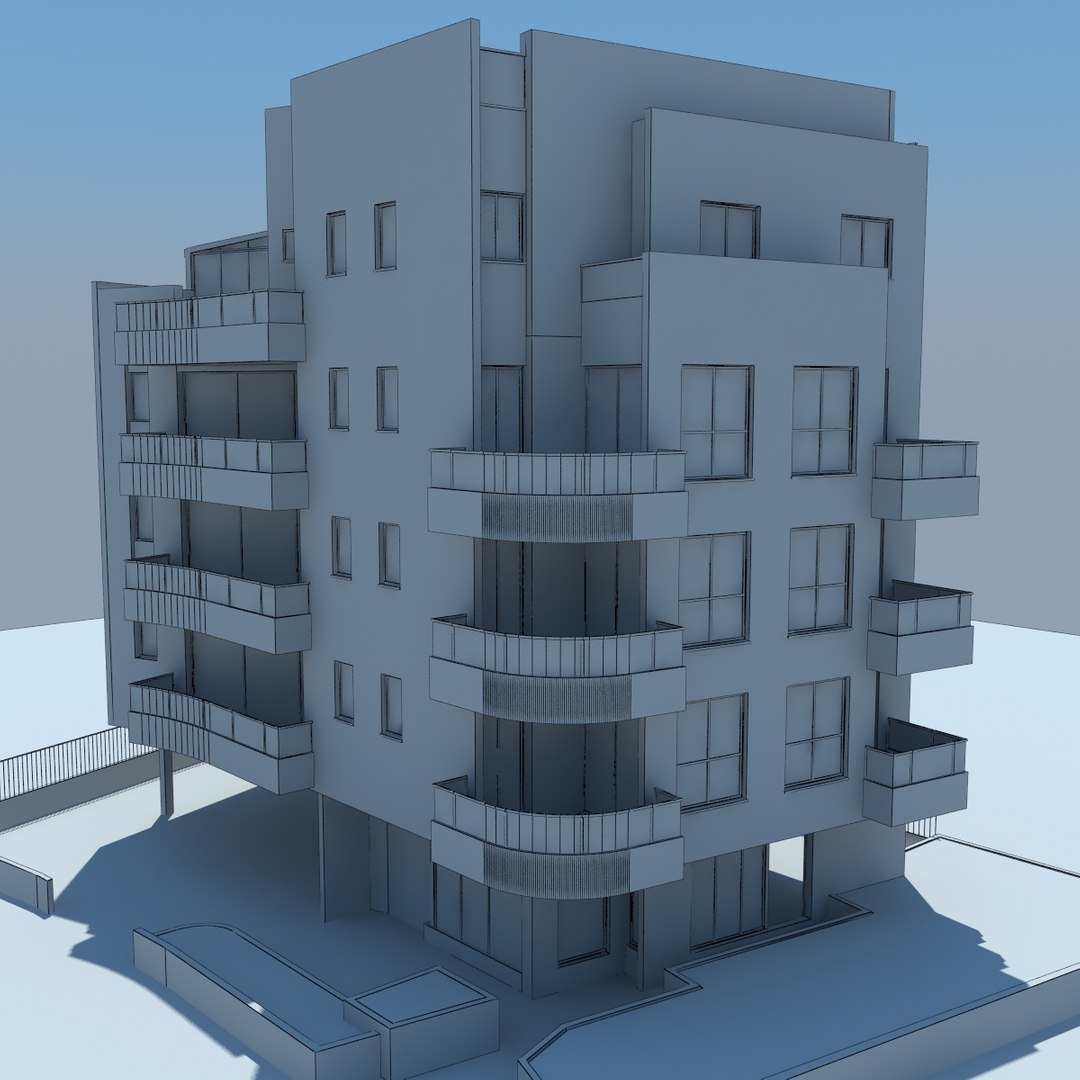 buildings 2 1 3d max