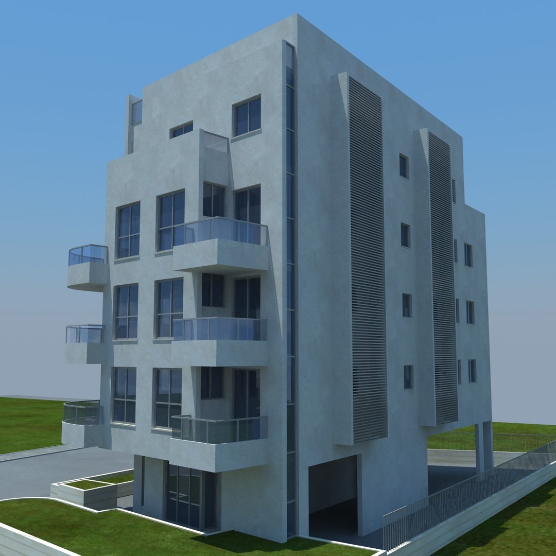 buildings 2 1 3d max