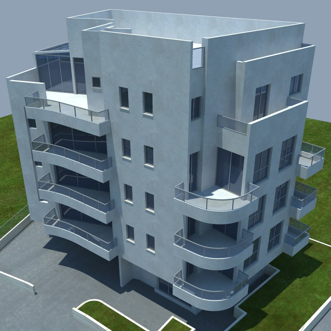buildings 2 1 3d max