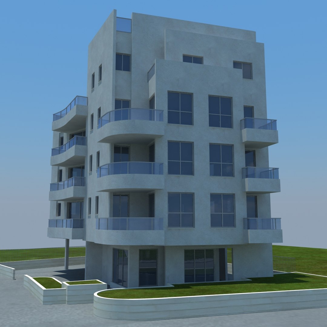 buildings 2 1 3d max