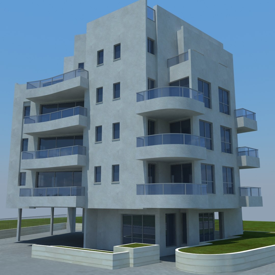 buildings 2 1 3d max