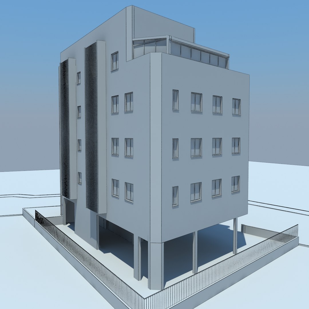 buildings 2 1 3d max