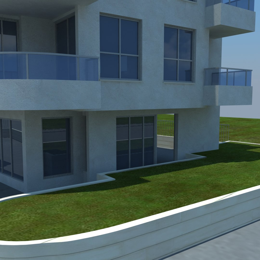 buildings 2 1 3d max